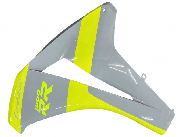 Nardo Gris Fluorescent Vert Carénage Moto Honda CBR1000RR 2008-2011
