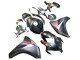Noir Mat Rouge Fireblade Carénage Moto Honda CBR1000RR 2008-2011