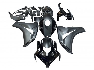 Gris Noir Brillant Carénage Moto Honda CBR1000RR 2008-2011 Pas Chère