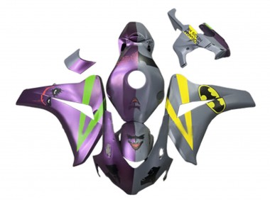 Violet Vert Gris Jaune Carénage Moto Honda CBR1000RR 2008-2011 Pas Chère
