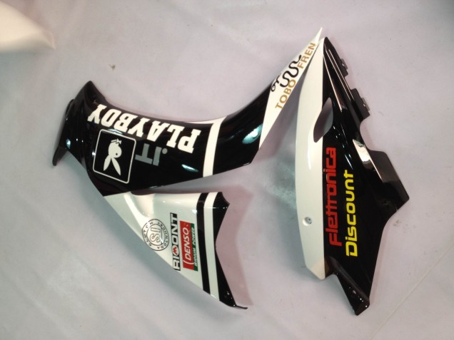 Blanc Noir Brillant Rizoma Playboy Carénage Moto Honda CBR1000RR 2012-2016