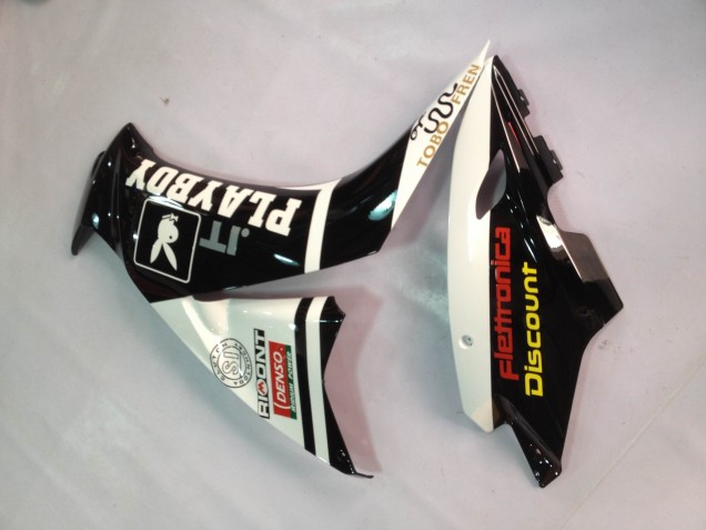 Blanc Noir Brillant Rizoma Playboy Carénage Moto Honda CBR1000RR 2012-2016