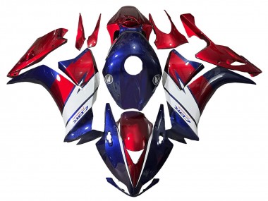 Rouge Bleu Blanc Fireblade Carénage Moto Honda CBR1000RR 2012-2016 Pas Chère