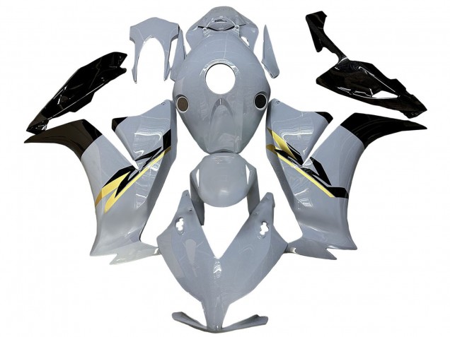 Nardo Gris Or Noir Brillant Carénage Moto Honda CBR1000RR 2012-2016