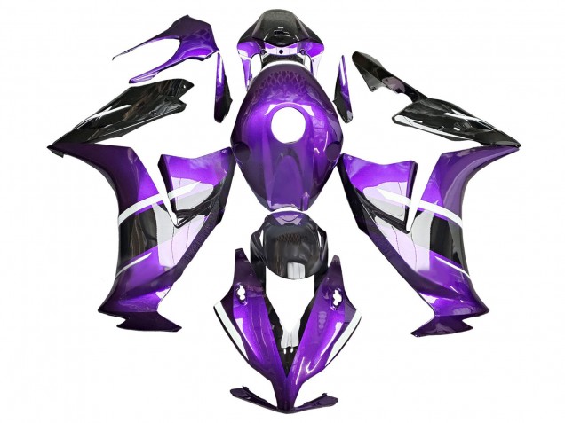 Violet Noir Brillant Carénages Moto Honda CBR1000RR 2012-2016