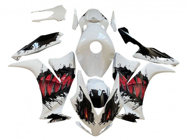 Blanc Rouge Noir Carénage Moto Honda CBR1000RR 2012-2016