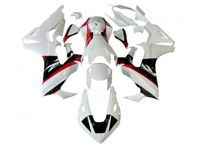 Blanc Rouge Noir Carénages Moto Honda CBR1000RR 2017-2023
