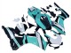 Blanc Bleu Clair Noir Brillant Carénage Moto Honda CBR1000RR 2017-2023