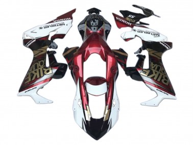 Blanc Rouge Noir Kits Carénage Moto Honda CBR1000RR 2017-2023 Pas Chère