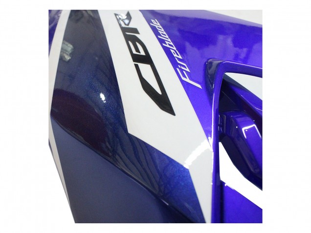 Blanc Bleu Carénage Moto Honda CBR1000RR 2017-2023