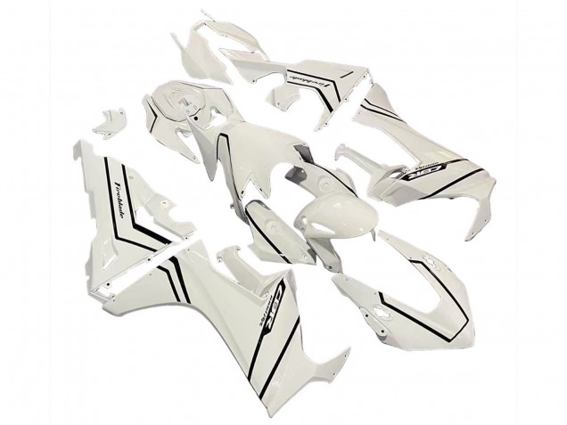 Blanc Noir Bande Fireblade Carénage Moto Honda CBR1000RR 2017-2023