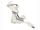 Blanc Noir Bande Fireblade Carénage Moto Honda CBR1000RR 2017-2023