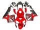 Rouge Noir Mat Courses Carénage Moto Honda CBR600RR 2003-2004