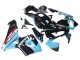 Bleu Clair Rouge Noir Brillant Dunlop Carénage Moto Honda CBR600RR 2003-2004