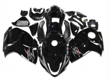 Noir Brillant Gris Carénage Moto Suzuki GSXR 1300 Hayabusa 2008-2020 Pas Chère