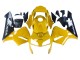 Jaune Noir Brillant Carénage Moto Honda CBR600RR 2003-2004