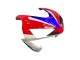Blanc Bleu Rouge HRC Carénage Moto Honda CBR600RR 2003-2004
