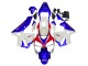 Blanc Bleu Rouge HRC Carénage Moto Honda CBR600RR 2003-2004