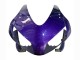 Violet Noir Fibre de Carbone Forgée Carénage Moto Honda CBR600RR 2003-2004