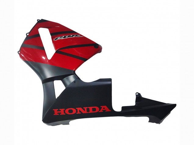 Rouge Noir Brillant Noir Mat Carénage Moto Honda CBR600RR 2003-2004