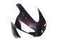 Rouge Noir Brillant Noir Mat Carénage Moto Honda CBR600RR 2003-2004