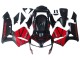 Rouge Noir Brillant Noir Mat Carénage Moto Honda CBR600RR 2003-2004