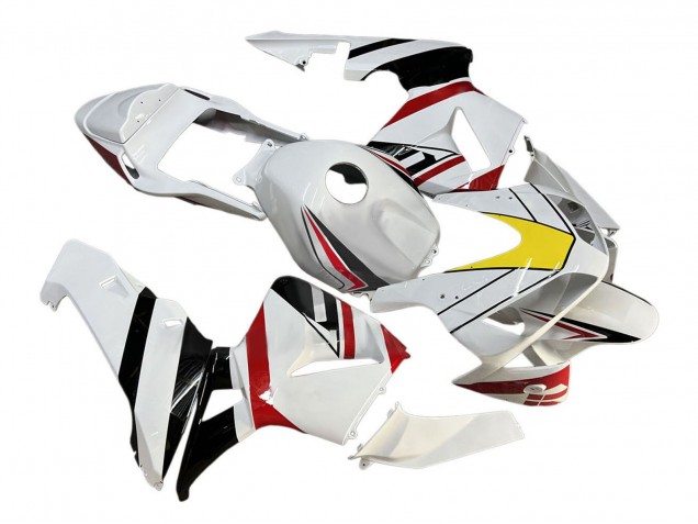 Blanc Rouge Jaune Noir Carénage Moto Honda CBR600RR 2003-2004
