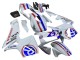 Blanc Rouge Bleu Carénage Moto Honda CBR600RR 2003-2004