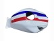 Blanc Rouge Bleu Carénage Moto Honda CBR600RR 2003-2004