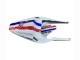 Blanc Rouge Bleu Carénage Moto Honda CBR600RR 2003-2004