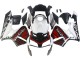 Blanc Rouge Noir Brillant Monstre Carénage Moto Honda CBR600RR 2003-2004