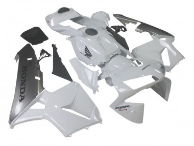 Argent Blanc Carénages Moto Honda CBR600RR 2003-2004 Pas Chère