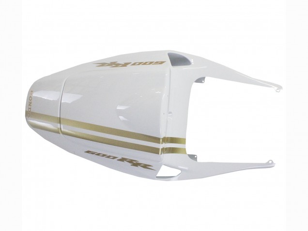 Blanc Or Carénage Moto Honda CBR600RR 2005-2006