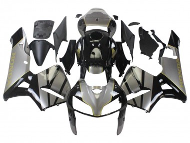 Gris Noir Carénages Moto Honda CBR600RR 2005-2006 Pas Chère