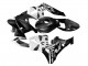 Noir Blanc Kits Carénages Moto ABS Honda CBR600RR 2005-2006