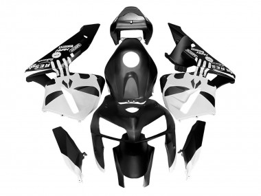 Noir Blanc Kits Carénages Moto ABS Honda CBR600RR 2005-2006 Pas Chère