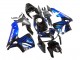 Noir Brillant Bleu Flamme Carénages Moto Honda CBR600RR 2005-2006