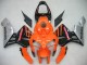 Orange Noir Argent Carénage Moto Honda CBR600RR 2005-2006