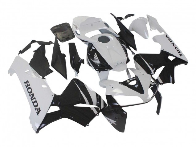 Noir Blanc Carénage Moto Honda CBR600RR 2005-2006