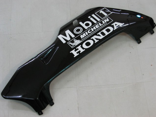 Noir Brillant Blanc West Carénage Moto Honda CBR600RR 2005-2006