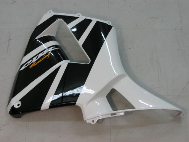 Noir Blanc Courses Carénage Moto Honda CBR600RR 2005-2006