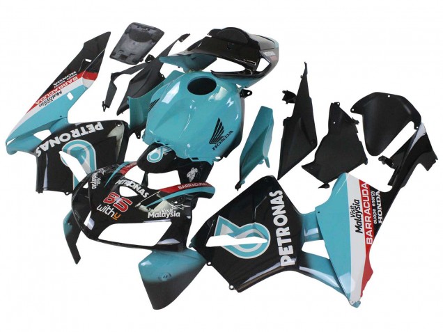 Bleu Clair Noir 35 Carénage Moto Honda CBR600RR 2005-2006