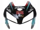 Bleu Clair Noir 35 Carénage Moto Honda CBR600RR 2005-2006