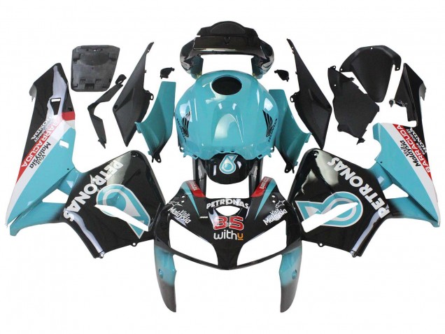 Bleu Clair Noir 35 Carénage Moto Honda CBR600RR 2005-2006