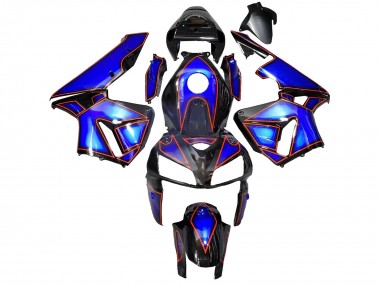 Bleu Noir Rouge Doubler Carénage Moto Honda CBR600RR 2005-2006 Pas Chère