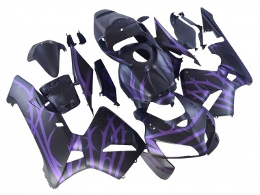 Noir Mat Violet Carénage Moto Honda CBR600RR 2005-2006 Pas Chère