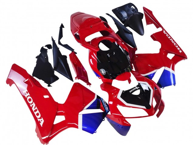 Rouge Bleu Noir Carénage Moto Honda CBR600RR 2005-2006