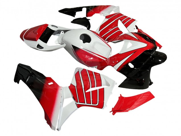 Rouge Blanc Noir Carénages Moto Honda CBR600RR 2005-2006