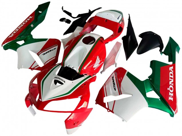 Rouge Blanc Vert Carénage Moto Honda CBR600RR 2005-2006