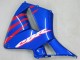 Rouge Bleu Argent Carénage Moto Honda CBR600RR 2005-2006
